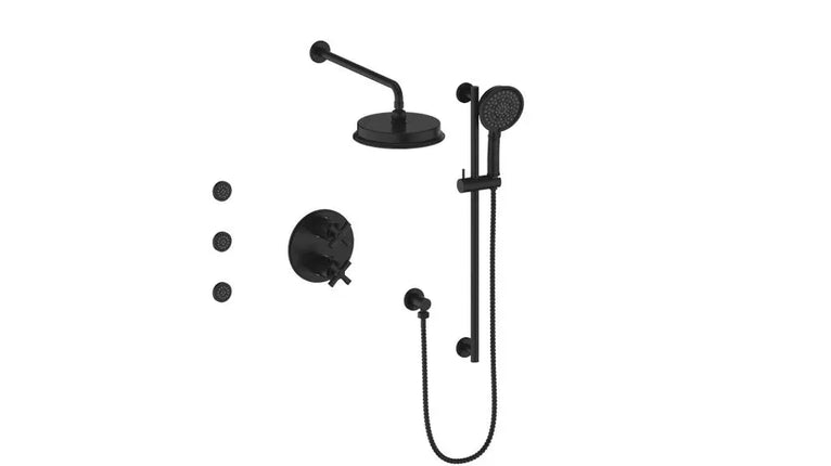 Vogt Zehn 3-Way Th Shower Kit With Body Jets Mb SET.Z4.320.810.MB - Plumbing Market