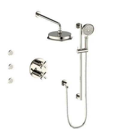 Vogt Zehn 3-Way Th Shower Kit With Body Jets Pn SET.Z4.320.810.PN - Plumbing Market