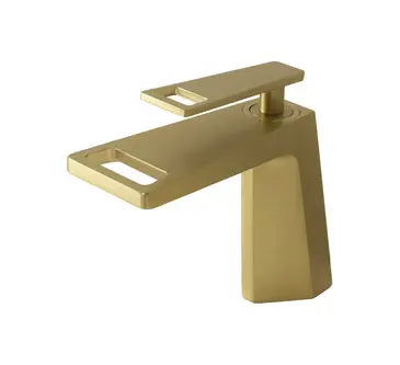 Zuuz Delta Single Hole Bathroom Faucet Solid Brass Construction - Plumbing Market