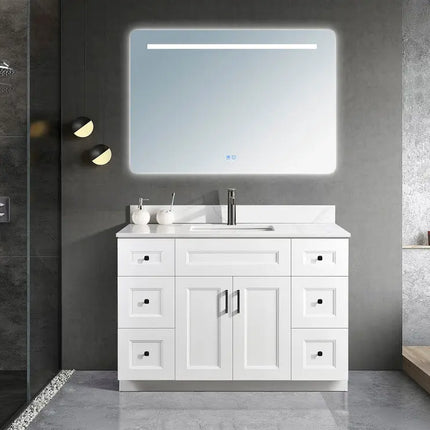 Zuuz Hampton Bathroom Vanity With Quartz Counter Top 48 Inch - Plumbing Market