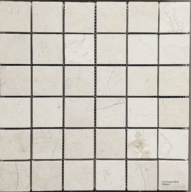 Zuuz Tile 2x2 Crema Marfil Polished - Plumbing Market