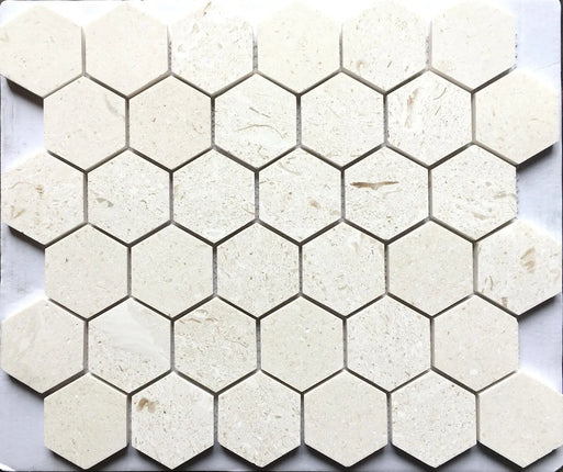 Zuuz Tile Hexagon Crema LIGHT - Plumbing Market