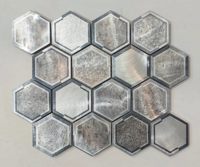 Zuuz Tile Hexagon Steel Mosaic - Plumbing Market