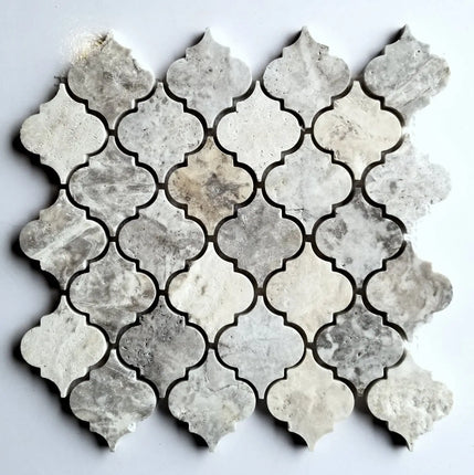 Zuuz Tile Lantern Silver Travertine - Plumbing Market