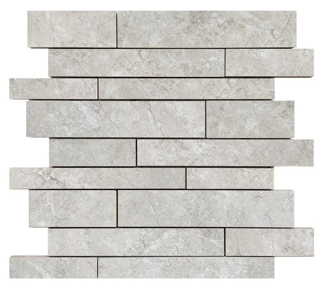 Zuuz Tile Random Strip Bazalt Grey - Plumbing Market