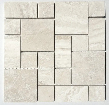 Zuuz Tile Roman Pattern Ivory - Plumbing Market