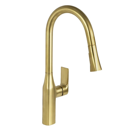 Zuuz Timelyss Pull-Down Dual Spray Kitchen Faucet Solid Brass - Plumbing Market