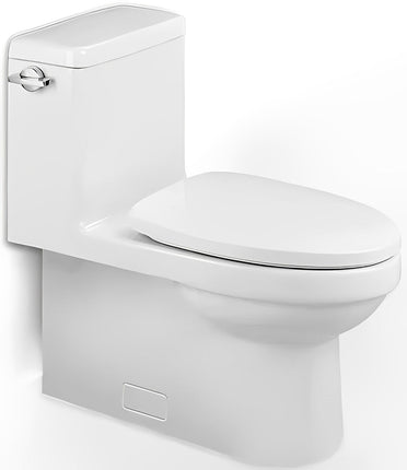 Villeroy & Boch Architectura One-piece Elongated Toilet - White Alpin 5697UW01 Villeroy & Boch