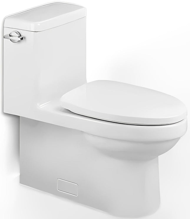 Villeroy & Boch Architectura One-piece Elongated Toilet - White Alpin 5697UW01 Villeroy & Boch