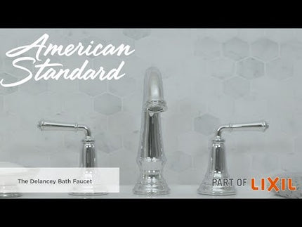 American Standard Delancey 4-Inch Centerset 2-Handle Bathroom Faucet 1.2gpm/4.5 L/min With Lever Handles 7052207.278 - Plumbing Market