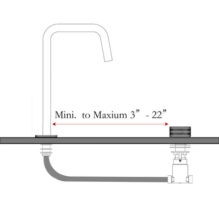 Kodaen Noho 2 Piece Vessel Sink Bathroom Faucet Kodaen