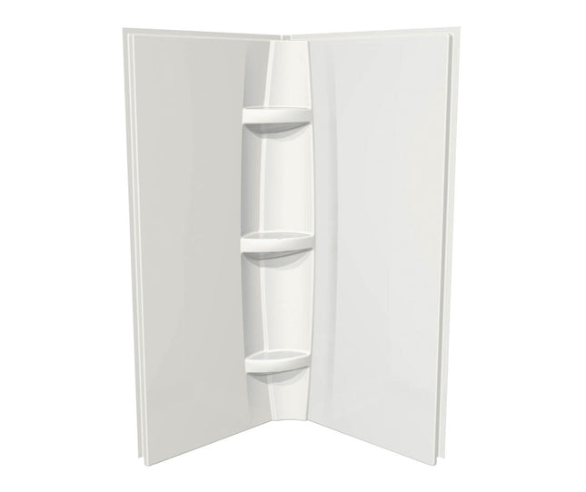 32 x 72 in. Acrylic Direct-to-Stud Two-Piece Wall Kit in White