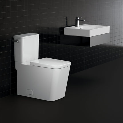 Grohe Eurocube 2-Piece 4.8 LPF (1.28 GPF) Right Height Elongated Toilet Grohe