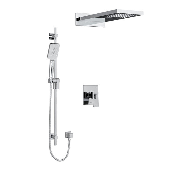 Riobel Zendo 3-Way Shower Kit With Hand Shower Rail And Shower Head Riobel