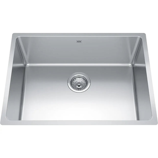 Kindred Brookmore 24.62" x 18.12" Undermount Single Bowl Stainless Steel Kitchen Sink BSU1825-9 Kindred