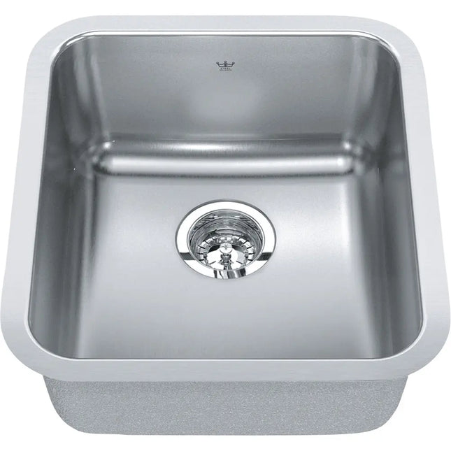 Kindred 16" x 18" Single Bowl Undermount Sink Stainless Steel QSUA1917-8 Kindred