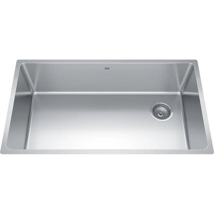 Kindred Brookmore 32.5" x 18.12" Undermount Single Bowl Stainless Steel Kitchen Sink BSU1832-9OW Kindred