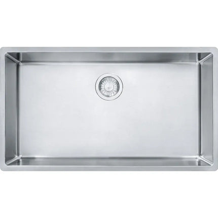 Franke Cube 26.62" X 17.68" 1 Bowl Undermount Kitchen Sink Stainless Steel Franke