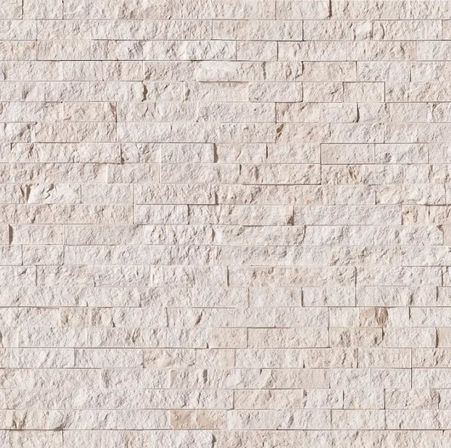 MSI SURFACES MAYRA WHITE LIMESTONE 6X24 PANEL (Sold Per Box) LPNLLMAYWHI624 MSI Surfaces