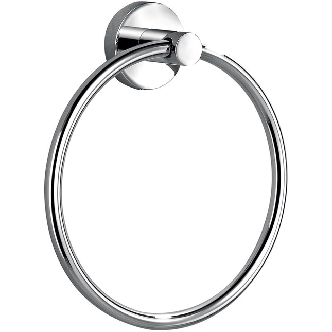 Kube Bath Aqua Rondo by Kubebath Towel Ring – Chrome Kube Bath