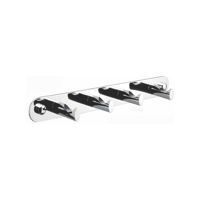 Kube Bath Aqua Rondo Robe Hook With 4 Hooks – Chrome Kube Bath