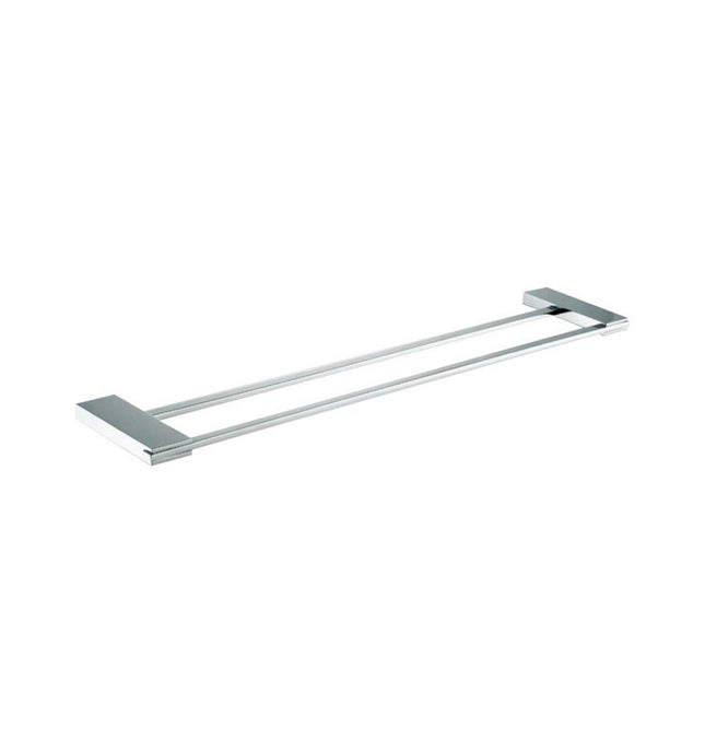 Kube Bath Aqua Fino 24 Inch Double Towel Bar – Chrome Kube Bath