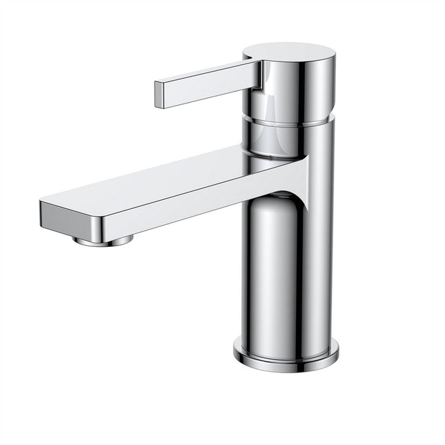 Kube Bath Aqua Sotto Single Lever Wide Spread Bathroom Vanity Faucet Chrome Kube Bath