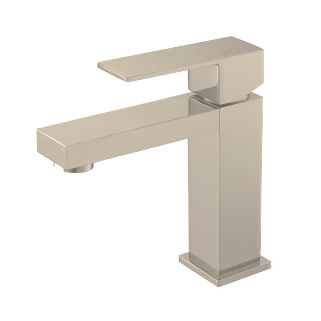 Kube Bath Aqua Kubo Single Lever Bathroom Vanity Faucet – Brushed Nickel Kube Bath