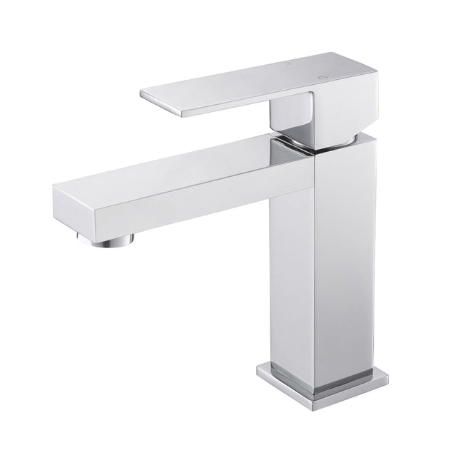 Kube Bath Aqua Kubo Single Lever Bathroom Vanity Faucet – Chrome Kube Bath