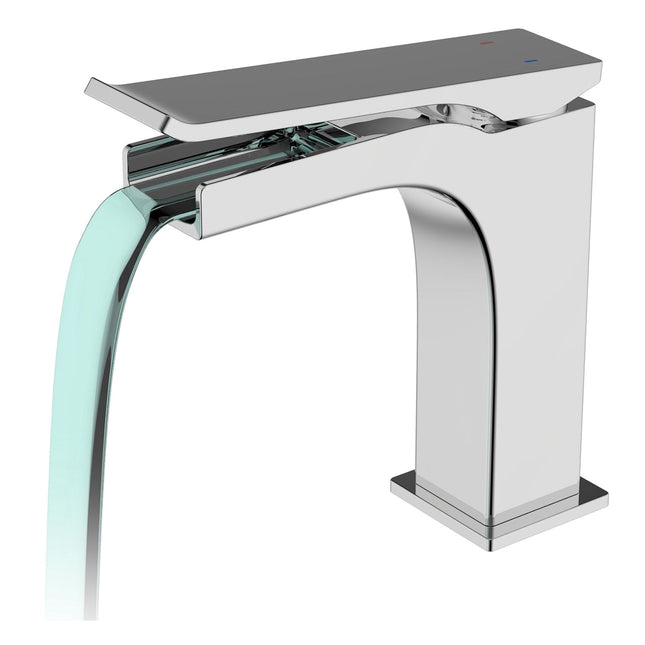 Kube Bath Aqua Cascata 6" Single Lever Bathroom Vanity Faucet – Chrome Kube Bath