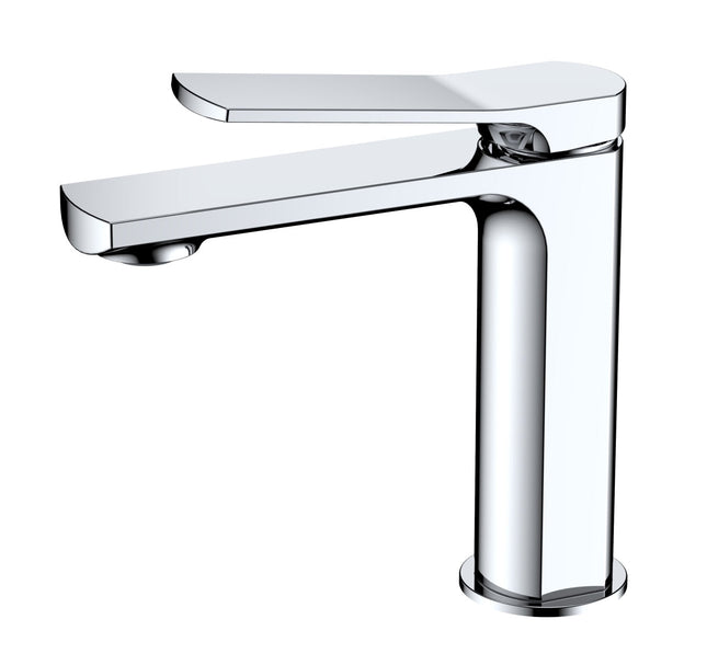 Kube Bath Aqua Balli 7" Single Lever Bathroom Vanity Faucet – Chrome Kube Bath