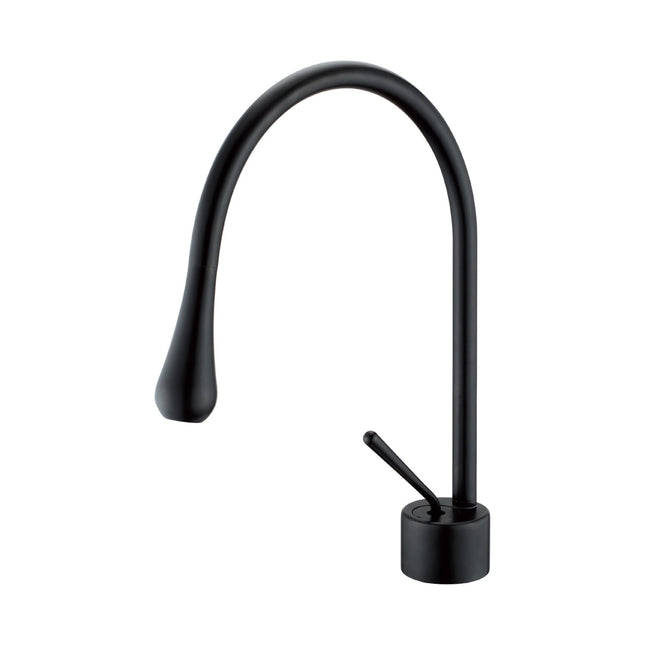 Kube Bath Aqua Infinity Single Lever Bathroom Vanity Faucet – Matte Black Kube Bath