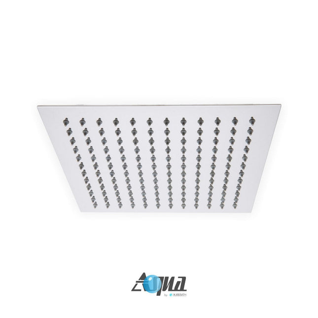 Kube Bath Aqua Piazza by Kubebath 12" Super Slim Square Rain Shower Head Kube Bath