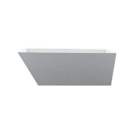 Kube Bath Obliquo 59" Free Standing Bathtub Kube Bath