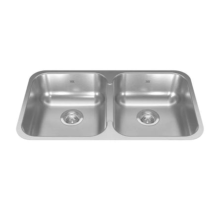 Franke Kindred Ksov1821-7-3 Oval 3-hole Drop-in Bathroom Sink - Stainless Steel Franke