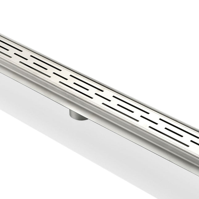 Kube Bath 28" Stainless Steel Linear Grate Shower Drain Kube Bath