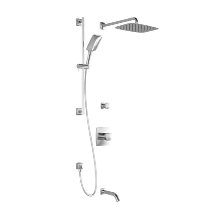 Kalia UMANI TD3 PREMIA AQUATONIK T/P Shower System with 11-3/4" Shower Head with Wall Arm- Chrome Kalia