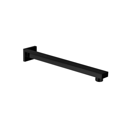 Kube Bath Aqua Piazza by Kubebath 17 Inch Wall Mount Shower Arm – Matte Black Kube Bath