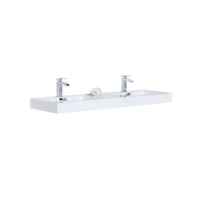 KubeBath Sink For 60 Inch Bliss Double Sink Bathroom Vanities Kube Bath