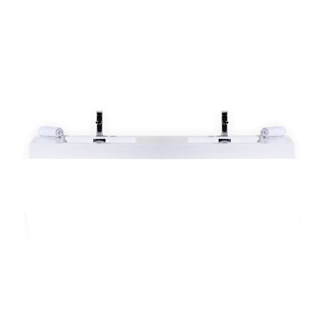 KubeBath Sink For 72" Bliss Double Sink Bathroom Vanities Kube Bath