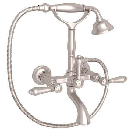 Rohl Exposed Wall-mount Tub Filler A1401LMSTN ROHL