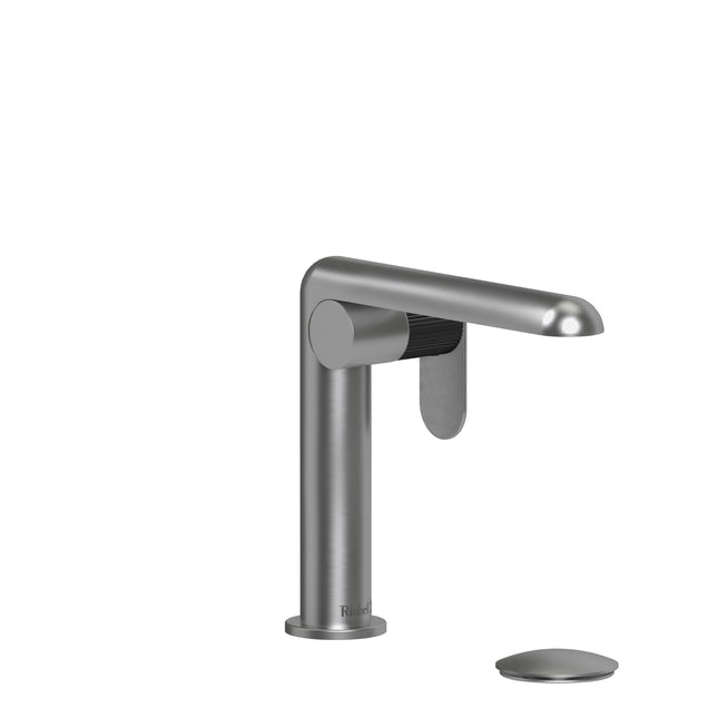 696 Riobel Ciclo Collection Single hole lavatory faucet Brushed Chrome/Black Riobel