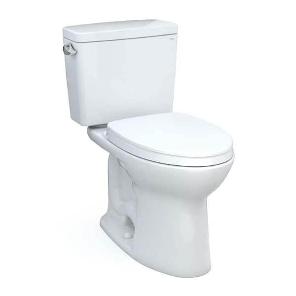 Toto - Drake Two-piece Toilet, 1.28 GPF, Elongated Bowl, Tank and Soft-close Seat Toto
