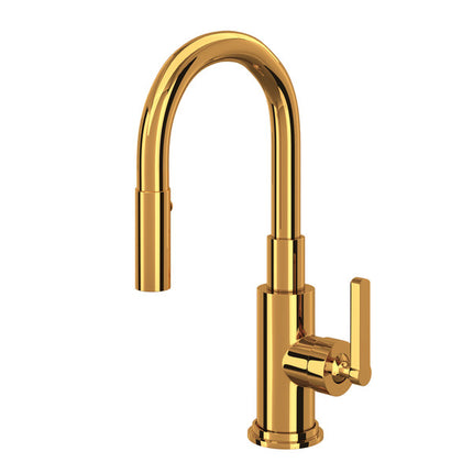 Rohl Lombardia Pull-Down Bar/Food Prep Kitchen Faucet A3430SLMIB-2 ROHL