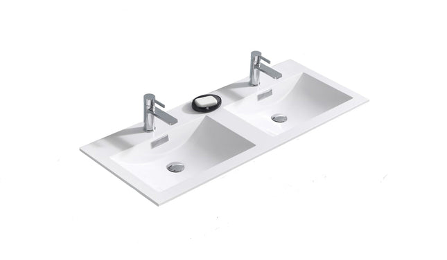 KubeBath Sink For 48 Inch Double Sink De Lusso And Milano Bathroom Vanity Kube Bath