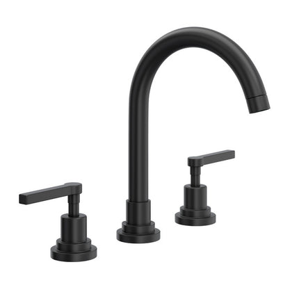 Rohl Lombardia Widespread Lavatory Faucet With C-Spout A2208LMMB-2 ROHL