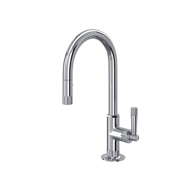 Rohl Graceline Pulldown Bar And Food Prep Faucet - Polished Chrome With Metal Lever Handle | Model Number: MB7930SLMAPC-2 MB7930SLMAPC-2 ROHL