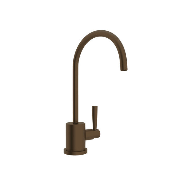 Perrin & Rowe Holborn C-Spout Filter Faucet - English Bronze With Metal Lever Handle  U.1601L-EB-2 Perrin & Rowe