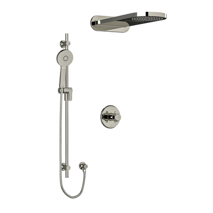 Riobel Momenti Collection Shower Kit 2745 Polished Nickel Riobel