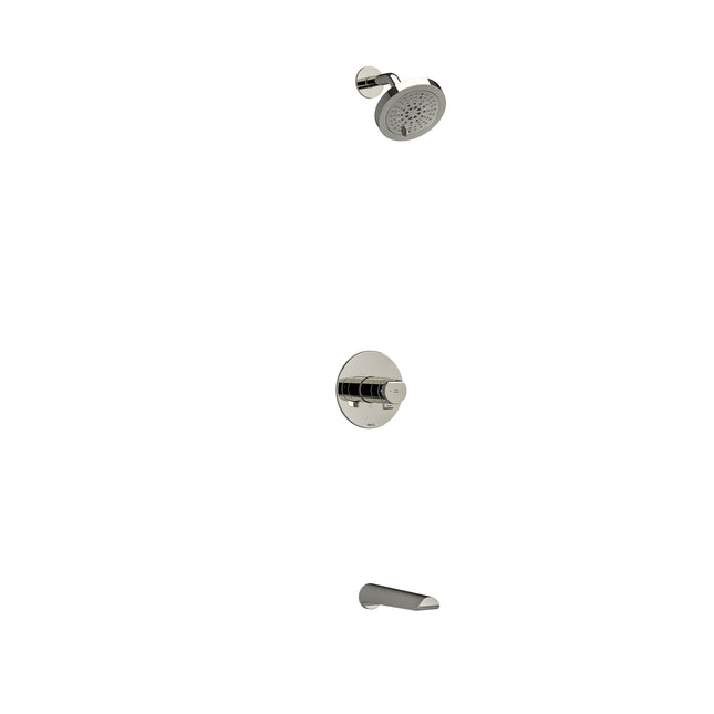 1563 Riobel Parabola Collection Shower Kit 4744 Polished Nickel Riobel